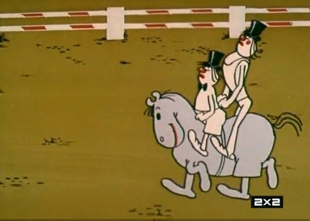Мультфильм о лошадях "Олимпиада 80"