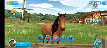 Игра на андроид. Мир лошадей - конкур