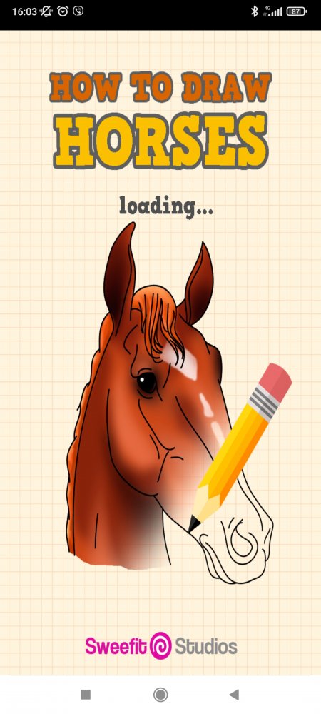 Игра на андроид с лошадьми "Draw horses"